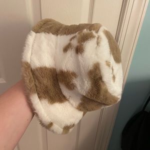 Furry Zebra Bucket Hat